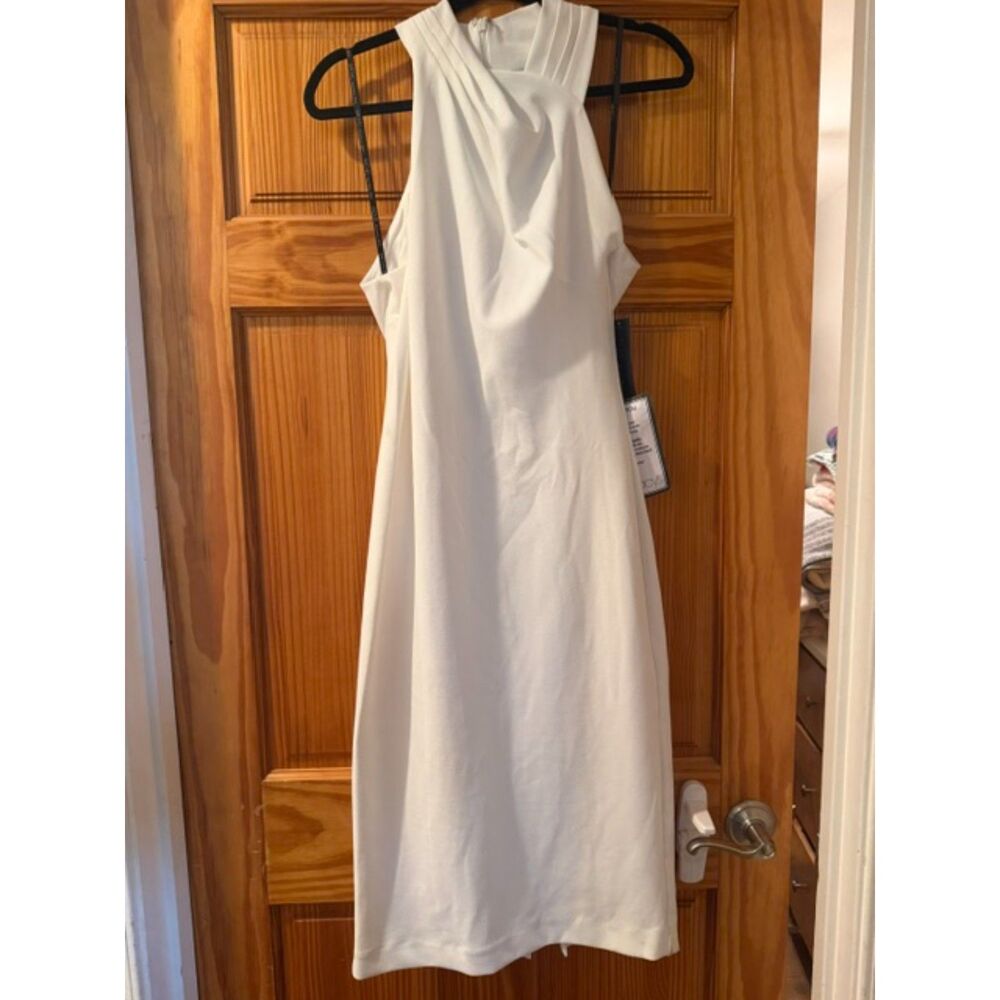 Rachel Roy Sleeveless Halter Sheath Dress